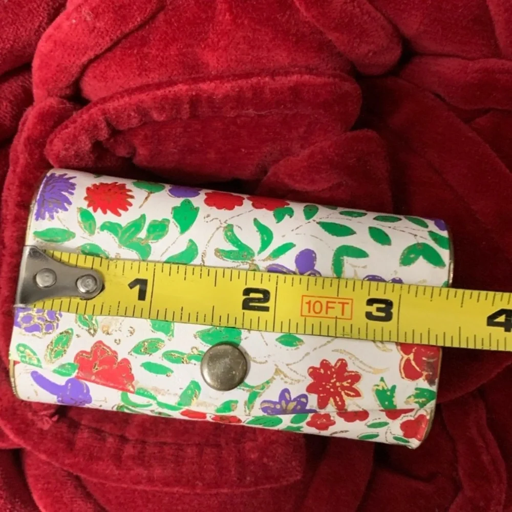 Vintage Floral Lipstick Case - Dual with Mirror
